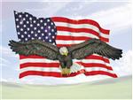 EGD29013 Banner of Free Eagle Plaque